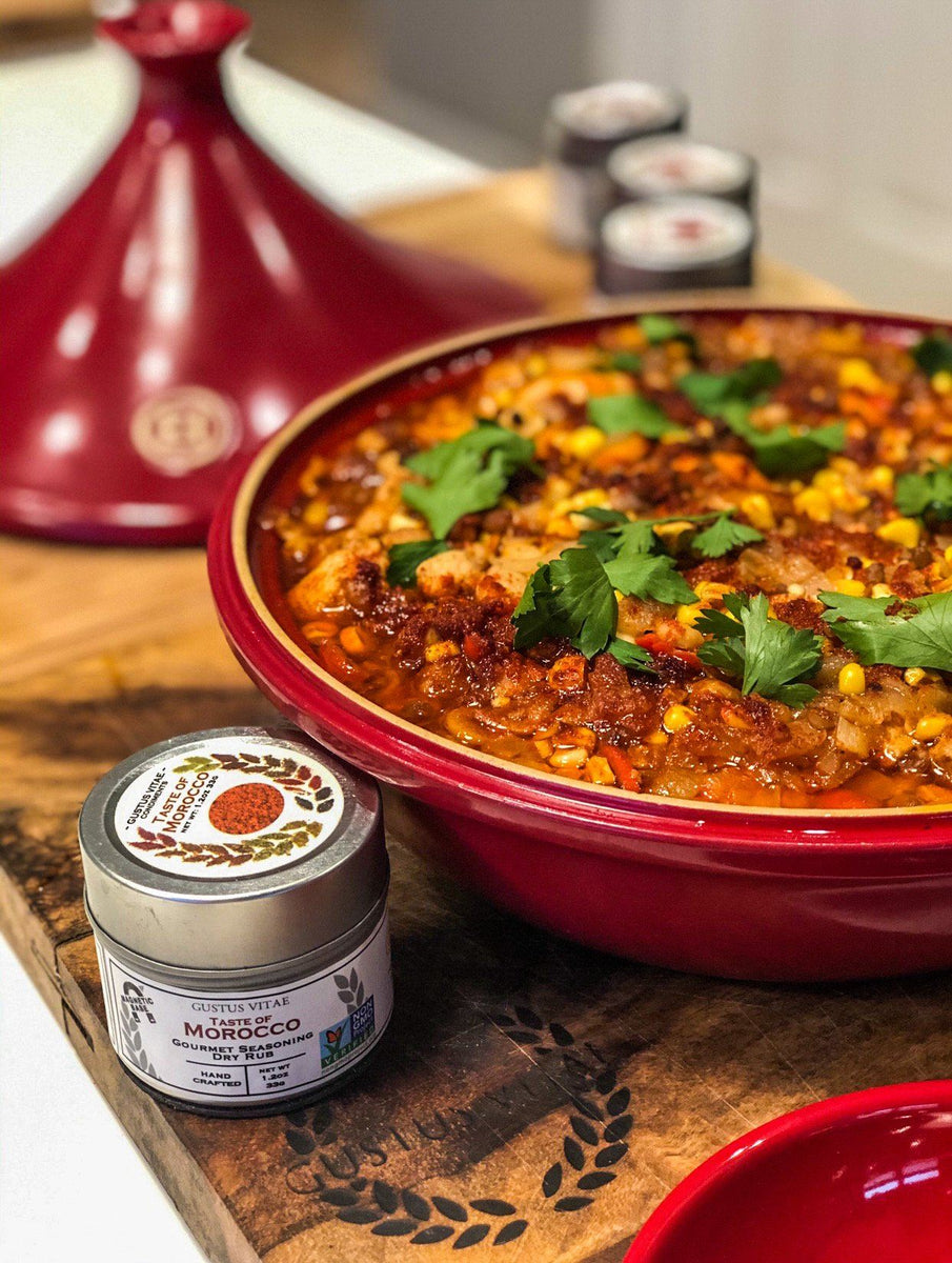 Moroccan Pork Tajine Recipeish Gustus Vitae