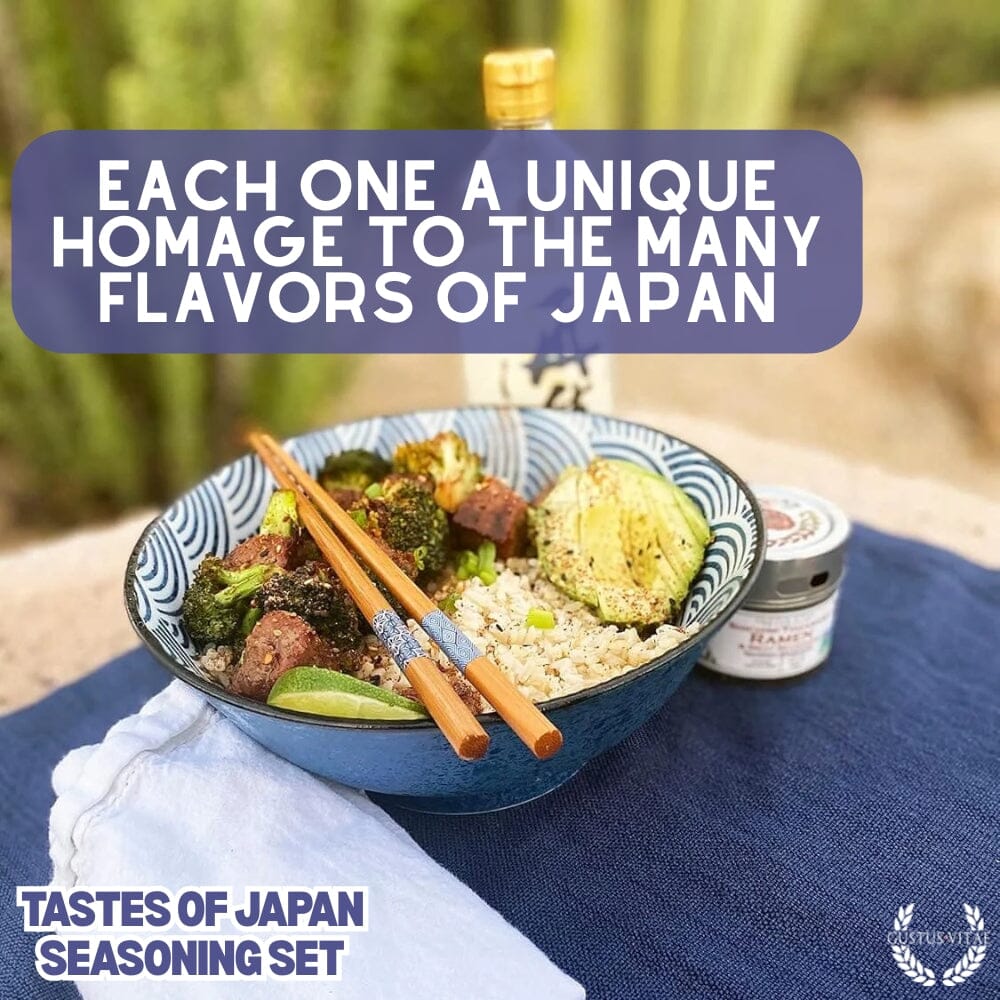 Taste of Japan Gourmet Seasonings Japanese Spices Collection