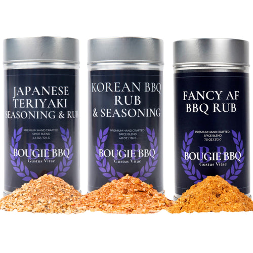 Asian BBQ Seasonings Collection - 3 Pack Gourmet Seasonings Gustus Vitae