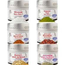 Load image into Gallery viewer, Japanese Seasoning Gift Set - Tastes of Japan - Artisanal Spice Blends Six Pack Collections &amp; Gift Sets Gustus Vitae