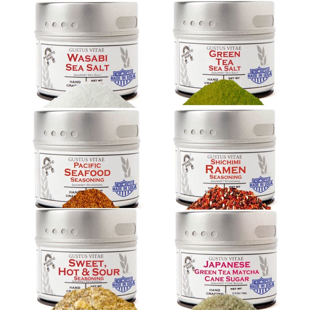 Taste of Japan Gourmet Seasonings Japanese Spices Collection Gustus