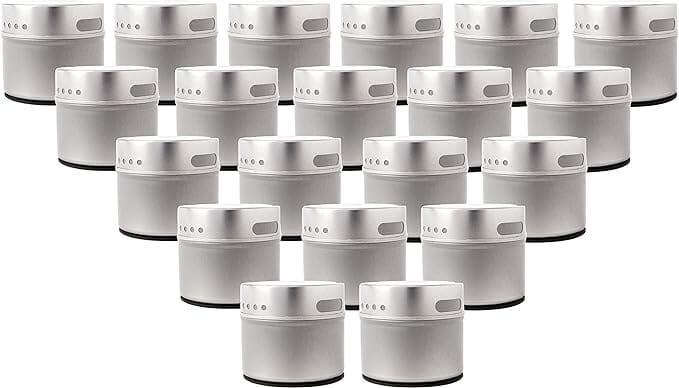 20 Pack of Empty Magnetic Tins – Gustus Vitae