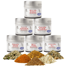 Load image into Gallery viewer, Air Fryer Chicken Seasoning Set - Artisanal Spice Blends Six Pack Collections &amp; Gift Sets Gustus Vitae