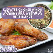 Load image into Gallery viewer, Air Fryer Kitchen Hero Seasoning Set - Artisanal Spice Blends Six Pack Collections &amp; Gift Sets Gustus Vitae