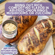 Load image into Gallery viewer, Air Fryer Kitchen Hero Seasoning Set - Artisanal Spice Blends Six Pack Collections &amp; Gift Sets Gustus Vitae