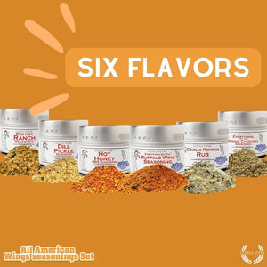 All American Wings Seasoning Set Collections & Gift Sets Gustus Vitae