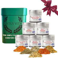 Load image into Gallery viewer, All American Wings Seasoning Set | Gift Packaged Spice Collection | Set of 6 Collections &amp; Gift Sets Gustus Vitae