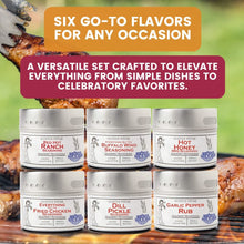Load image into Gallery viewer, All American Wings Seasoning Set | Gift Packaged Spice Collection | Set of 6 Collections &amp; Gift Sets Gustus Vitae
