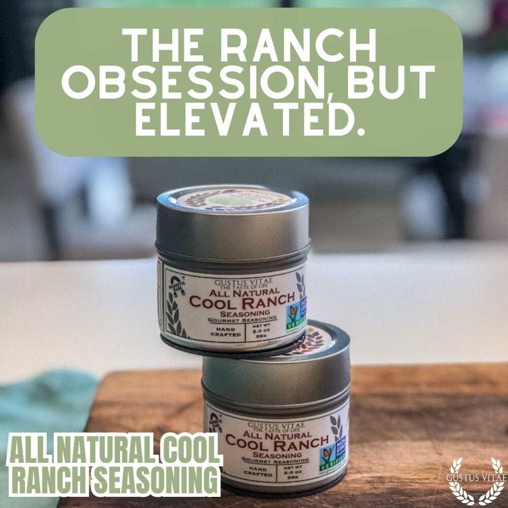 All Natural Cool Ranch Seasoning | Artisan Spice Blend | Gustus Vitae
