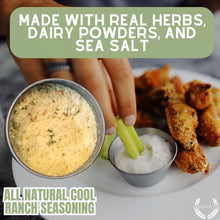 Load image into Gallery viewer, All Natural Cool Ranch Seasoning Gourmet Seasonings Gustus Vitae