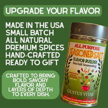 Load image into Gallery viewer, All Purpose Seasoned Salt | Flavor Builder Sea Salt Seasoning Gustus Vitae