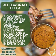 Load image into Gallery viewer, All Purpose Seasoned Salt | Flavor Builder Sea Salt Seasoning Gustus Vitae