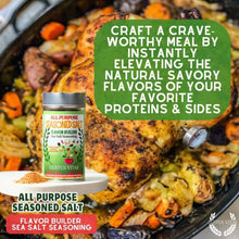 Load image into Gallery viewer, All Purpose Seasoned Salt | Flavor Builder Sea Salt Seasoning Gustus Vitae