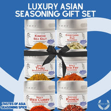 Load image into Gallery viewer, Asian Seasonings Gift Set - Tastes of Asia - Artisanal Spice Blends Six Pack Collections &amp; Gift Sets Gustus Vitae