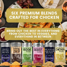 Load image into Gallery viewer, Best for Chicken Seasonings | Set of 6 XL Collections &amp; Gift Sets Gustus Vitae