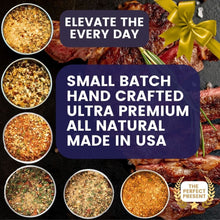 Load image into Gallery viewer, Best for Steak &amp; Beef | Set of 6 XL Seasonings Collections &amp; Gift Sets Gustus Vitae