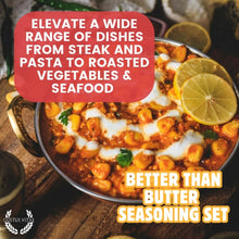 Load image into Gallery viewer, Better Than Butter Seasoning Set: 2 Pack Set Gourmet Seasonings Gustus Vitae