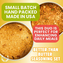 Load image into Gallery viewer, Better Than Butter Seasoning Set: 2 Pack Set Gourmet Seasonings Gustus Vitae