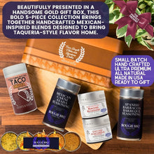 Load image into Gallery viewer, Birria, Carne Asada, &amp; Mexican Classics | Grilling Gift Set of 5 Collections &amp; Gift Sets Gustus Vitae