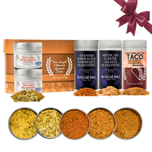 Load image into Gallery viewer, Birria, Carne Asada, &amp; Mexican Classics | Grilling Gift Set of 5 Collections &amp; Gift Sets Gustus Vitae