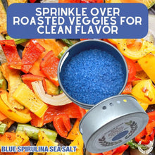 Load image into Gallery viewer, Blue Spirulina Superfood Sea Salt Gourmet Salts Gustus Vitae