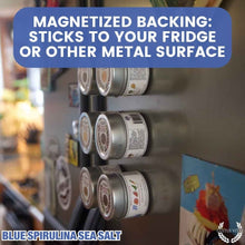 Load image into Gallery viewer, Blue Spirulina Superfood Sea Salt Gourmet Salts Gustus Vitae