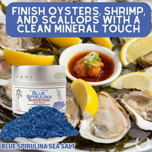 Load image into Gallery viewer, Blue Spirulina Superfood Sea Salt Gourmet Salts Gustus Vitae