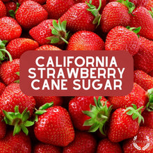 Load image into Gallery viewer, California Strawberry Cane Sugar Gourmet Cane Sugar Gustus Vitae