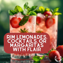 Load image into Gallery viewer, California Strawberry Cane Sugar Gourmet Cane Sugar Gustus Vitae