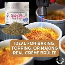 Load image into Gallery viewer, Caramel Crème Brûlée Cane Sugar Gourmet Cane Sugar Gustus Vitae