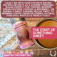 Load image into Gallery viewer, Caramel Mocha Twist Coffee Sugar | Sweet Delights Gourmet Sugar &amp; Spice Gustus Vitae