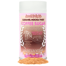 Load image into Gallery viewer, Caramel Mocha Twist Coffee Sugar | Sweet Delights Gourmet Sugar &amp; Spice Gustus Vitae