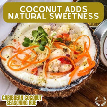 Load image into Gallery viewer, Caribbean Coconut Seasoning Rub Gourmet Seasonings Gustus Vitae