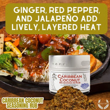 Load image into Gallery viewer, Caribbean Coconut Seasoning Rub Gourmet Seasonings Gustus Vitae