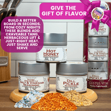 Load image into Gallery viewer, Charcuterie Board Blends: House Favorite Seasonings | Gift Pack Set of 3 Collections &amp; Gift Sets Gustus Vitae