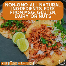Load image into Gallery viewer, Chili Límon Seasoning Gourmet Seasonings Gustus Vitae