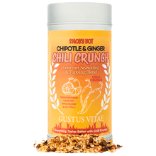 Load image into Gallery viewer, Chipotle &amp; Ginger Chili Crunch Seasoning Gustus Vitae