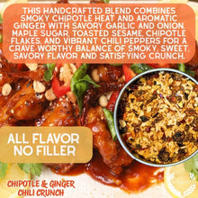Load image into Gallery viewer, Chipotle &amp; Ginger Chili Crunch Seasoning Gustus Vitae