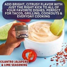 Load image into Gallery viewer, Cilantro Jalapeño &amp; Lime Seasoning | Sauce Collection Seasonings Gustus Vitae