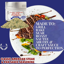Load image into Gallery viewer, Classic American Steak &amp; Pan Sauce Seasoning | Sauce Collection Seasonings Gustus Vitae