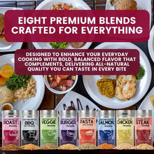 Load image into Gallery viewer, Complete Kitchen Seasoning Kit | Gourmet Everything Collection | Set of 8 XL Seasonings Collections &amp; Gift Sets Gustus Vitae