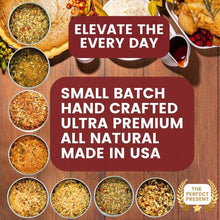 Load image into Gallery viewer, Complete Kitchen Seasoning Kit | Gourmet Everything Collection | Set of 8 XL Seasonings Collections &amp; Gift Sets Gustus Vitae