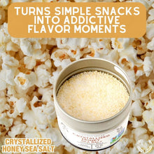Load image into Gallery viewer, Crystallized Honey Sea Salt Gourmet Salts Gustus Vitae
