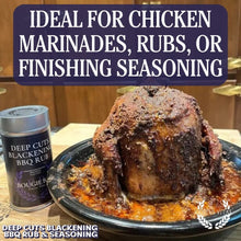 Load image into Gallery viewer, Deep Cuts Blackening BBQ Rub &amp; Seasoning Bougie BBQ Gustus Vitae