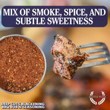 Load image into Gallery viewer, Deep Cuts Blackening BBQ Rub &amp; Seasoning Bougie BBQ Gustus Vitae