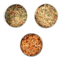 Load image into Gallery viewer, Deluxe Steak &amp; Beef BBQ Seasonings Collection - 3 Pack Gourmet Seasonings Gustus Vitae