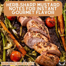 Load image into Gallery viewer, Dijon Mustard Sea Salt Gourmet Salts Gustus Vitae