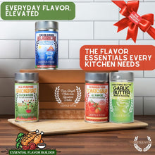 Load image into Gallery viewer, Essential Flavor Builder | All Purpose Seasonings | Gift Set of 4 Collections &amp; Gift Sets Gustus Vitae