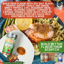 Load image into Gallery viewer, Essential Flavor Builder | All Purpose Seasonings | Gift Set of 4 Collections &amp; Gift Sets Gustus Vitae