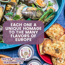 Load image into Gallery viewer, European Seasonings Gift Set - Tastes of Europe - Artisanal Spice Blends Six Pack Collections &amp; Gift Sets Gustus Vitae